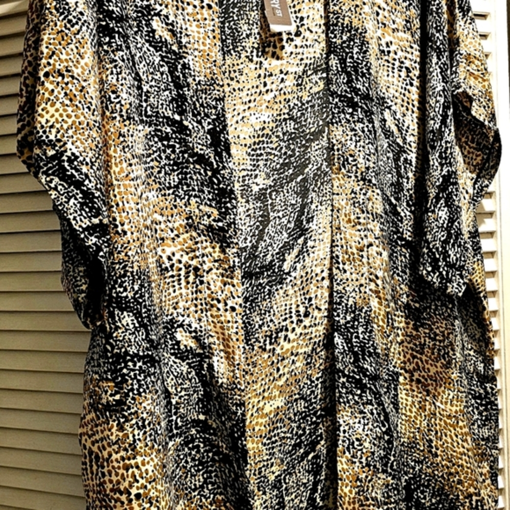 REPTILE PRINT COVER UP..USE GOING OUT OR BATHING SUIT COVER-UP..ONE SIZE